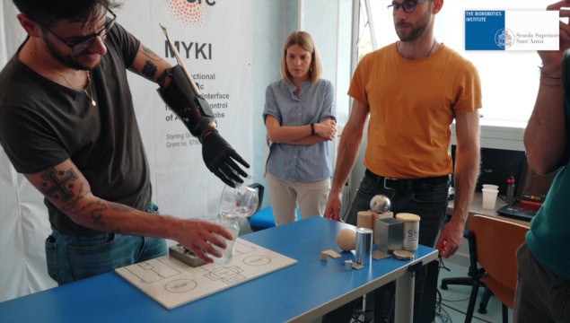Magnetically controlled prosthetic hand Magnetically controlled prosthetic hand performs everyday tasks