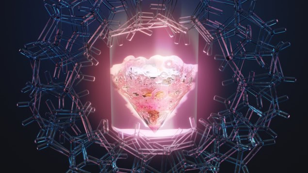 Conceptual art showing the rare-earth element promethium