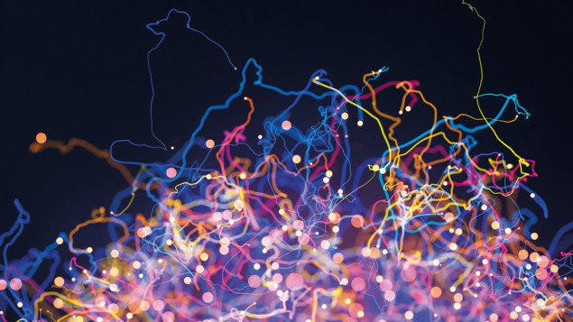 Abstract photo of tendril particles, depicting chaos Abstract photo of tendril particles, depicting chaos
