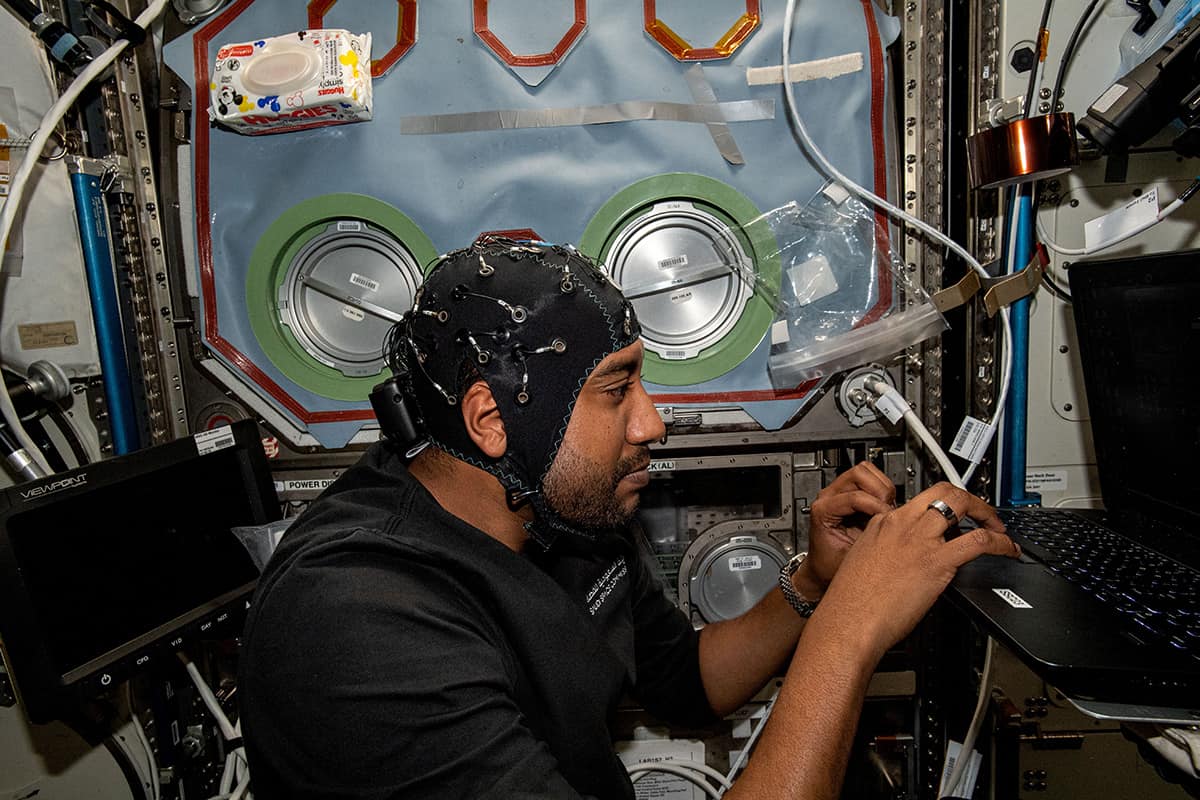 Ali Alqarni on the ISS