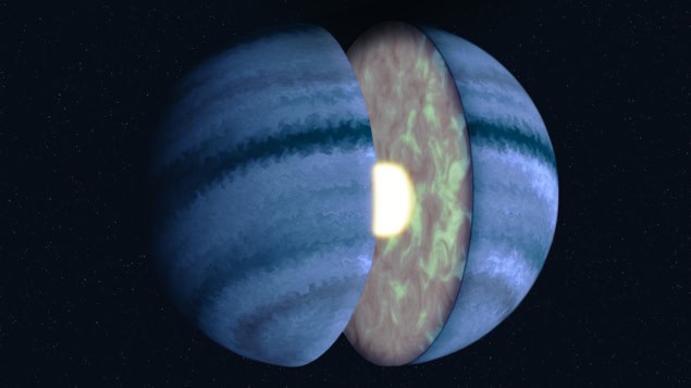 Artist’s concept of the exoplanet WASP-107 b Artist’s concept of the exoplanet WASP-107 b