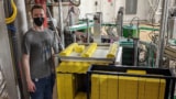 Nolan Esplen at the FLASH Irradiation Research Station at TRIUMF