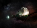 Artist's impression of the afterglow