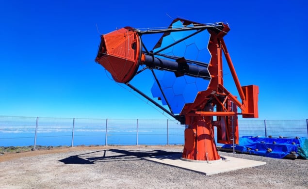 Telescope in the ASTRI mini-array at the Teide Observatory Telescope in the ASTRI mini-array at the Teide Observatory