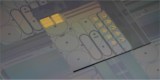 Photo of the photonic integrated circuit