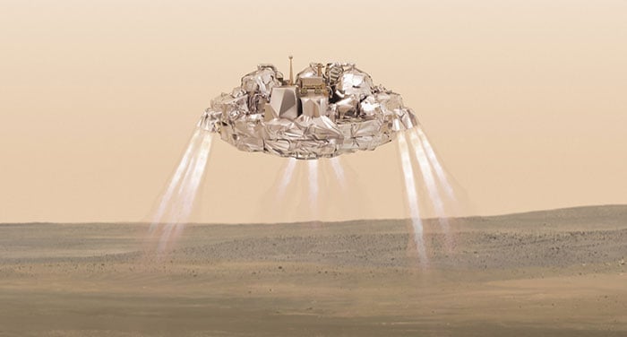 Artist impression of Schiaparelli
