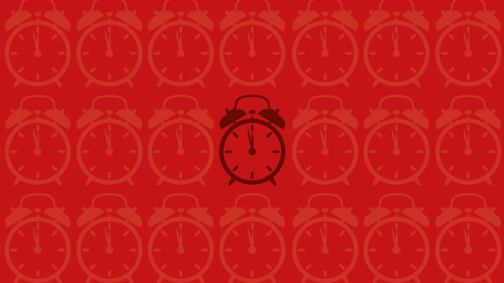 Illustration of the Doomsday Clock