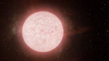 Artist’s impression of a red supergiant exploding